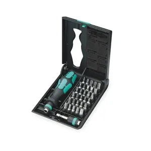 WERA TOOLS 05057111007 Multi-bit Screwdriver Set 32 Pc | AC8WYV 3EKC6