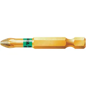 WERA TOOLS 05059904001 Pozidriv Power Bit Diamond Pz3 2 Inch Length | AE3QLG 5ERD1