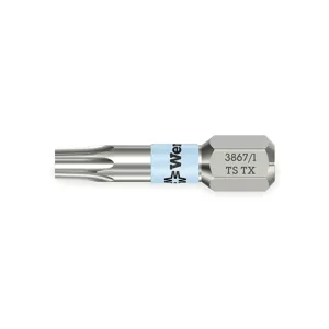 WERA TOOLS 05071032001 Torx Insert Power Bit Stainless Steel T10 1 Inch Length | AC8WXQ 3EJX8