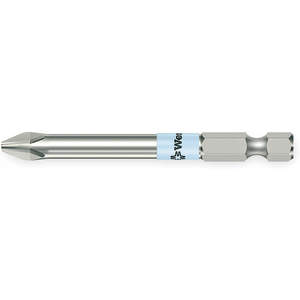 WERA TOOLS 05071083001 Phillips Power Bit Stainless Steel #3 3 1/ Inch Length | AC8WXP 3EJX7