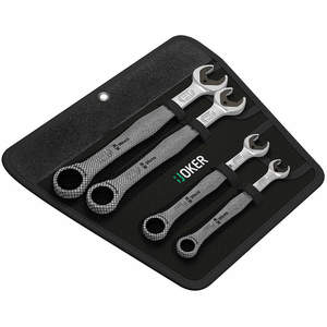 WERA TOOLS 05073290001 Ratcheting Wrench Set Metric 6 Point 4 Pc | AF8KFQ 26VR47