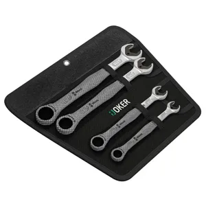 WERA TOOLS 05073290001 Ratcheting Wrench Set Metric 6 Point 4 Pc | AF8KFQ 26VR47