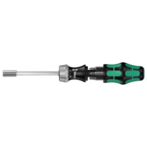 WERA TOOLS 05073661002 Ratchet Screwdriver Set Hex 8-1/2 L 7 Pc | AA6TGH 14U854