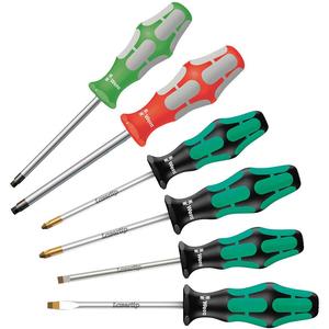 WERA TOOLS 05347778001 Combination Screwdriver Set 6 Pc | AE8DAL 6CLY8