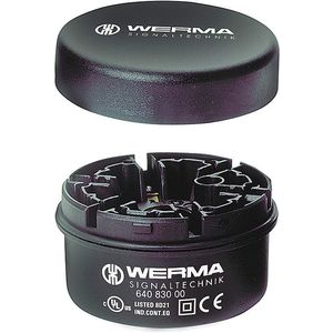 WERMA 640-800-00 Stack Light Terminal Element Black | AD9CAW 4PDK8