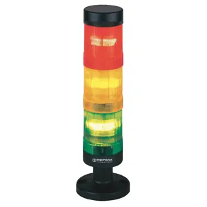 WERMA GRNGR 6 Tower Light 115vac Amber Green Red | AD9CBK 4PDN3