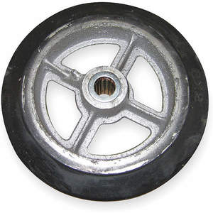 WESCO 150120 Mold On Rubber Wheel | AA9VRZ 1GAC2