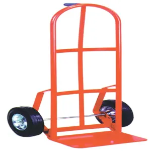 WESCO 210009 126 Aluminium Hand Truck, Moldon Rubber Wheel, 800 Lbs Capacity | AG7HKM 126-R