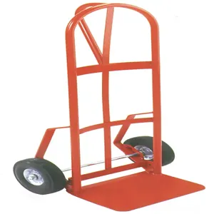 WESCO 210371 126d Steel Hand Truck, Steel Offset Pneumatic Rubber Wheel, 700 Lbs Capacity | AG7HKZ 126D-PE