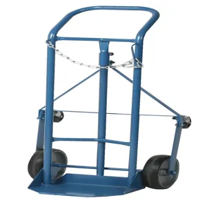 WESCO 210123 Professional Cylinder Truck, 4-wheel Hand Truck, 250 Lbs Capacity | AG7HQE CC-1