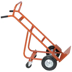 WESCO 210125 Heavy Duty Steel Hand Truck, Semi Pnematic, 800 Lbs Capacity | AG7HPP 186-ZC