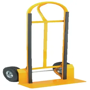 WESCO 210217 Steel Economy Wide Plate Hand Truck, Solid Rubber, 500 Lbs Capacity | AG7HQN Wide Plate Economy-SR