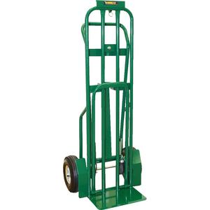 WESCO 210219 5-in-1 Greenline Economical Hand Truck, Pneumatic, 600 Lbs Capacity | AG7HML GL5