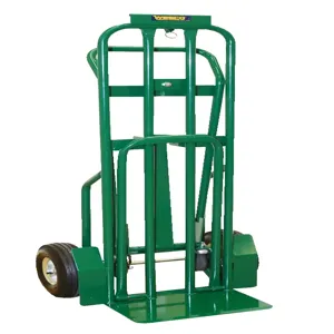 WESCO 210219 5-in-1 Greenline Economical Hand Truck, Pneumatic, 600 Lbs Capacity | AG7HML GL5