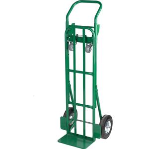 WESCO 210477 2-in-1 Greenline Du-all Economy Convertible Hand Truck, 600 Lbs Capacity | AG7HMT GDA21