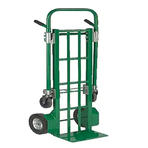 WESCO 210639 2-in-1 Greenline Economical Hand Truck, 10 Sold Rubber, 80 Lbs Capacity | AG7HMR E-CON