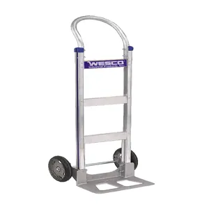 WESCO 220396 Cobra-lite Aluminium 18 Hand Truck, 49 Height, Solid Rubber, 600 Lbs Capacity | AG7HRF 410-T18-Z2