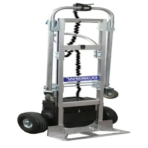 WESCO 220656 Aluminium Cobrapro Senior Convertible Hand Truck, 1200 Lbs Capacity | AG7HYT PCBR-SR-T18-PW2