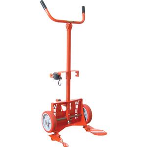 WESCO 240017 Knock Down Drum Truck For Poly Drums, Polyurethane, 1000 Lbs Capacity | AG7HEU KD-STL-POLY-PU
