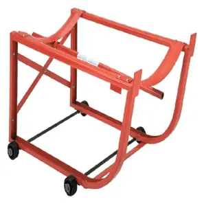 WESCO 240023 Standard Steel Drum Cradle, Polyolefin, 600 Lbs Capacity | AG7HGQ CWO-10