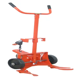 WESCO 240053 Knock Down Drum Truck For Poly Drums, Polyolefin, 1000 Lbs Capacity | AG7HEW KD-STL-POLY-PO