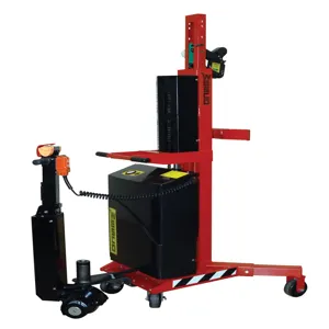 WESCO 240157 Ergonomic Power Lift And Drive Drum Handler, 1100 Lbs Capacity | AG7HHV DM-1100-PLD