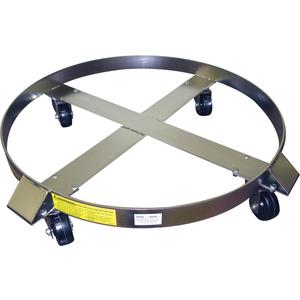 WESCO 240196 Drum Dolly For 55 Gallon Drums, 900 Lbs Capacity, 24 Inch Dia., SS | AG7HFW SS5-HRSS