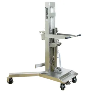 WESCO 240240 304 Stainless Steel Drum Lifter, 73 Lift Height, 800 Lbs Capacity | AG7HHW SSDH