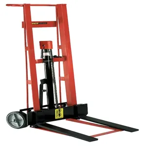 WESCO 260007 2-wheel Hydraulic Pedalift, 750 Lbs Capacity, 54 Lift, 3 x 18 Fork | AG7JEE PL-54-F