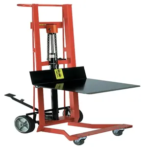 WESCO 260009 4-wheel Hydraulic Pedalift, 750 Lbs Capacity, 54 Lift, 22 x 22 Platform | AG7JEG DPL-54-2222