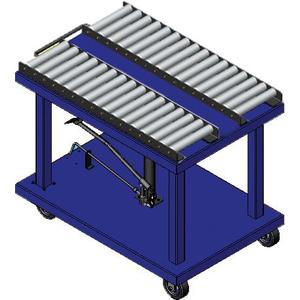 WESCO 260066 Steel Heavy Duty Lift Table, 4000 Lbs Capacity, 36 x 24 Lift | AG7JPL LT-40-2436
