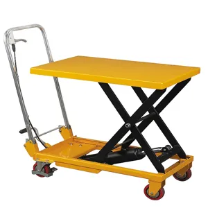 WESCO 260207 Folding Handle Scissors Lift Table, 660 Lbs Capacity, 20 x 39 x 37 | AG7JUR SLT-660-11