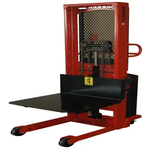 WESCO 261058 Fixed Platform Power Stacker, 80 Inch Lift, 32 Inch x 30 Inch | AG7JLC PSPL-80-3032-30S-2K