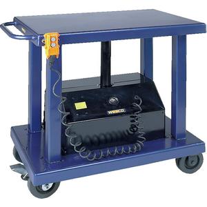 WESCO 261106 Powered Lift Table, 6000 Lbs Capacity, 36 Inch x 24 Inch Size, 59 Inch Lift | AG7JPY PLT-60-2436
