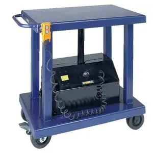 WESCO 261105 Powered Lift Table, 4000 Lbs Capacity, 48 Inch x 32 Inch Size, 59 Inch Lift | AG7JPX PLT-40-3248