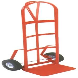 WESCO 270056 146d Poly Hand Truck, Solid Rubber Wheel, 600 Lbs Capacity | AG7HLP 146D-Z8