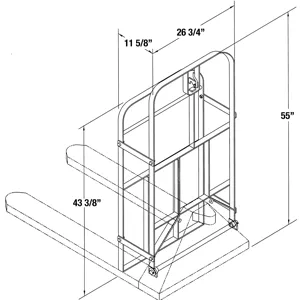 WESCO 272004 Pallet Truck 3-in-1 Guard Adapter Kit | AG7JDL