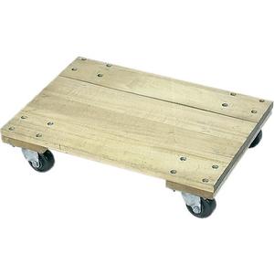 WESCO 272064 Wood Solid Platform Dolly, Kapazität 1200 Pfund, 27 x 18 | AG7JYW
