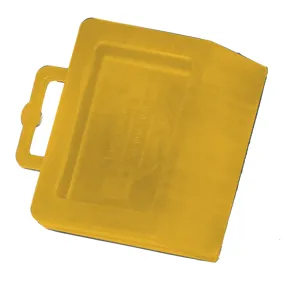 WESCO 272175 Pallet Truck Chock, Hi-vis Yellow, Yellow Hard Rubber | AG7JDJ