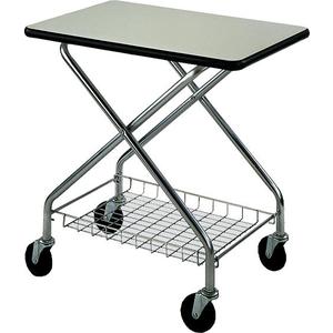 WESCO 272233 Foldaway Table Top Cart, 200 Lbs Capacity, 4 Swivel | AG7KCA