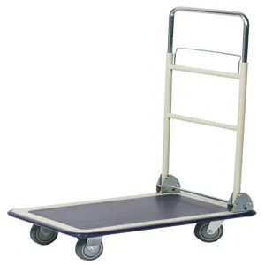 WESCO 272262 Telescoping Handle Platform Truck, 440 Lbs Capacity, 4-position Handle Height | AG7KAU