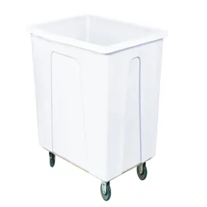 WESCO 272515 Box Truck, Plastic, 96 Gallon, 5 Polyurethane, 550 Lbs Capacity, White | AG7KED