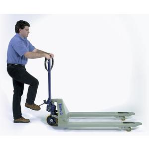 WESCO 272766 Deluxe Foot Pump Pallet Truck, 5500 Lbs Capacity, 27 Inch x 48 Inch Fork Size | AG7JAG
