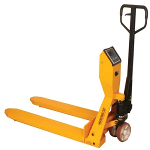 WESCO 272936 Scale Pallet Truck, Weighing Accuracy To +/- 3.5 Lbs, 5000 Lbs Capacity | AG7JBN SPT27 / SPT27