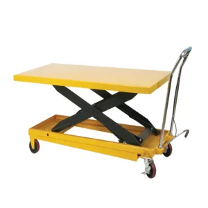 WESCO 273261 Long Deck Scissors Table, 1100 Lbs Capacity | AG7JVC LDT-3263