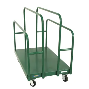 WESCO 273298 Steel Panel Cart, Rubber Casters, 1750 Lbs Capacity | AG7KAC