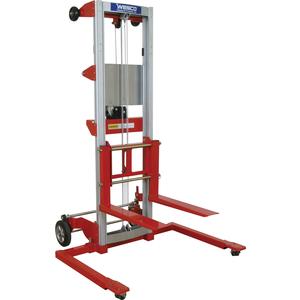WESCO 273513 Hand Winch Lifter With Adjustable Straddle Base, 400 Lbs Capacity | AG7JEZ HWLSD-4