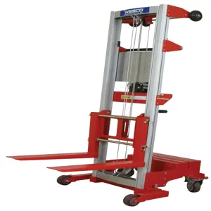 WESCO 273516 Hand Winch Lifter With Counter-balance Straddle Base, 400 Lbs Capacity | AG7JFC HWLCB-4