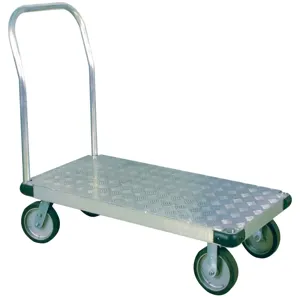 WESCO 273602 Aluminium Thrifty Plate Tread Platform Truck, 2400 Lbs Capacity, 48 x 24 Platform | AG7JXE CQ2448