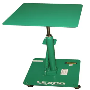 WESCO 492224 Foot Operated Hydraulic Lift Table, 300 Lbs Capacity, 18 x 18, 48 Lift | AG7JQE HT-300-FR